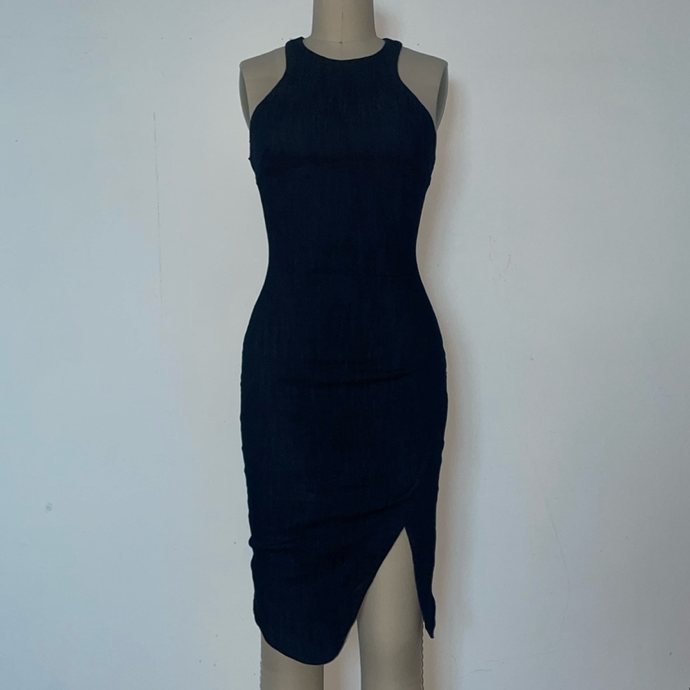 Elizabeth and James denim bodycon dress